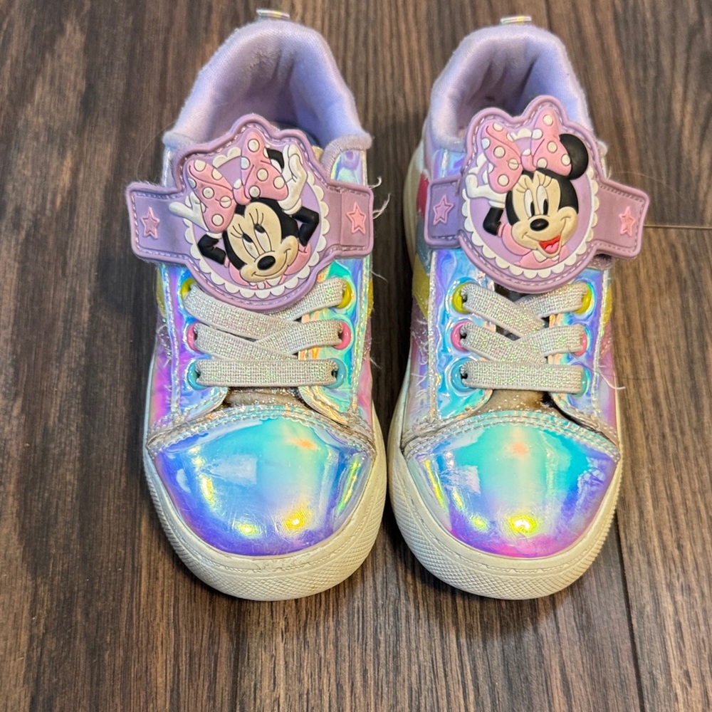 Disney Kids Iridescent Minnie Mouse Sneakers